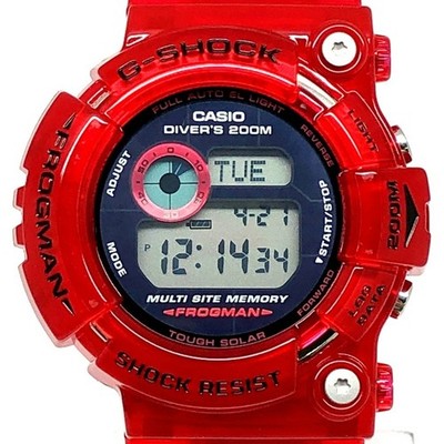 G-Shock GW 203K 4 Frogman Ilkji 2003 Candy Red Skeleton Tough Solar Released in
