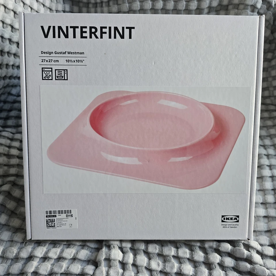 Plato rosa IKEA X Gustaf Westman Collab VINTERFINT Foto 2 de 4