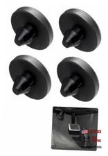 4 PCS Car Brake Switch Stopper, Brake Pedal Stop Pads, Black Plastic Brake