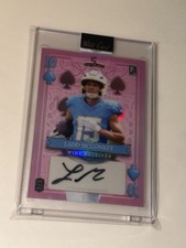 2024 Wild Card Ladd McConkey Auto Serial #/7 5 Card Draw Stacked SDHS-LMA