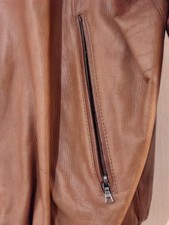 Vintage Designer Men's Leather Jacket By Ian Mankin