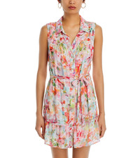 Bella Dahl Sleeveless Mini Shirt Dress MSRP $194 Size S # 3B 2674 Blm