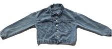 EUC SHEIN Short Denim Jean Jacket Cropped Women's Size Medium M Preowned EUC