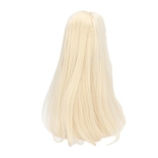 Doanas-1. Long Fake Hair Doll Wig With Blunt Bangs For Simulation Doll Modeling