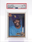 KEN GRIFFEY 1991 TOPPS DESERT SHIELD BASEBALL MARINERS #465 PSA 8 Q7113
