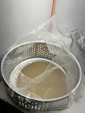 10.5 Qt Aluminum Fish Fryer Pot w/ 6.7Qt Basket Deep Fryer Pot Chicken Wings