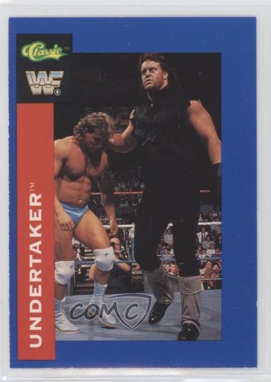 1991 Classic WWF Superstars Undertaker #30 Rookie RC 12ce
