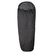 Snugpak Bivvi Bag Half Length Front Zipper Water Resistant Sleeping Bag Black