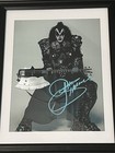 GENE SIMMONS Autographed 8x11.5 signed & FRAMED photo KISS Guitar Rock Legend — photo 2