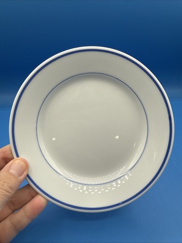 Piatto Apilco Tradizione Pane Blu e Burro Porcellana Francia 6,25” Ricambio - Foto 3 di 7