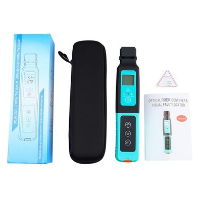 Optic Fiber Identifier for 0.25/0.9/2.0/3.0mm Fiber Detector w/Red Light Source