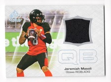 2023 CFL SP Game Used Jeremiah Masoli Jersey CFL-JE Ottawa Redblacks Ole Miss