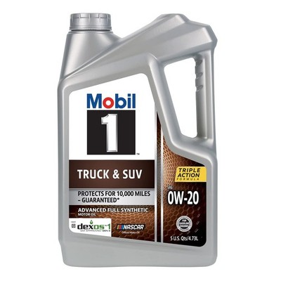 Full Synthetic Motor Oil 0W20 for Trucks and SUVs, 5 Quart Container