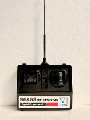 Vintage 1986 Sears Nikko SDPS Digital Proportional RC Transmitter Band 6 Lobo