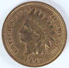 AU 1908 1/1 Indian Head Cent Snow-21