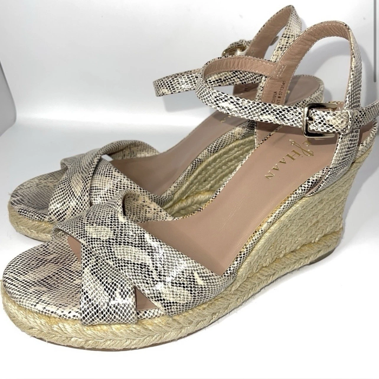 NIKE Sandali donna Cole Haan Air Camila 90 bianco pino stampa serpente 8 5