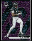 2025 Panini Mosaic Football No Huddle Purple A.J. Brown #78