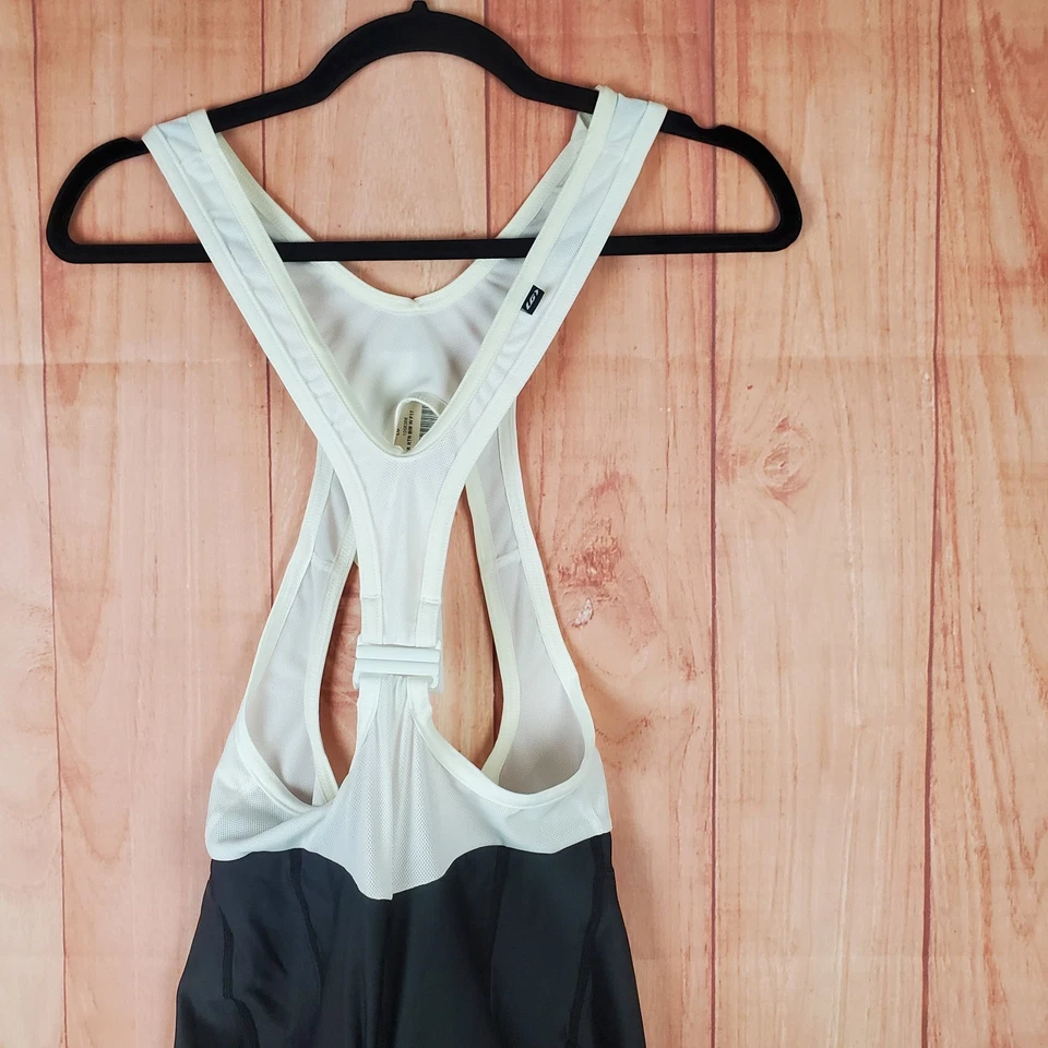 Louis Garneau CB Neo Power RTR Bib Womens XL Black White Nylon Stretch Padded - Image 3 of 4