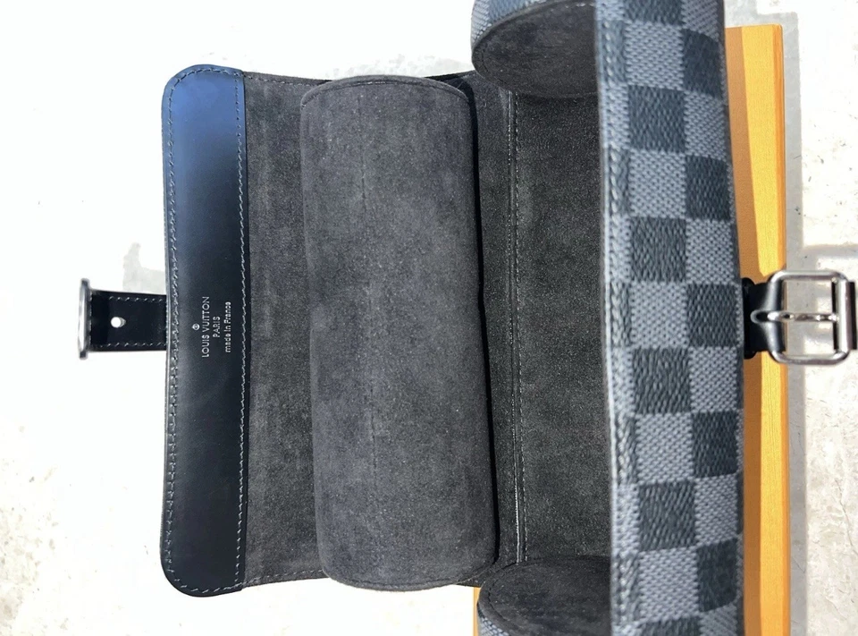 Louis Vuitton Watch Roll Case Damier Print - Image 3 of 4