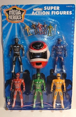 Mega Heroes Power Rangers Bootleg Super Action Figuren