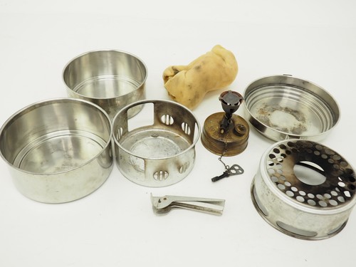 SIGG Tourist Classic Aluminum Cookset 3-Piece With Base / Potholder/ Stove Base
