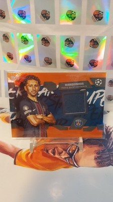 Marquinhos /25 Player-worn Patch Relic Topps UCC PSG Paris Saint Germain Brasili