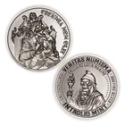 ENDURING LATIN MAXIMS - PECUNIA NON OLET - DEATH SKULL - .999 FINE SILVER BU