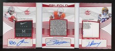 2026 Leaf Trinity Lamar Bo Jackson James Simon Harlem Berry 2/2 Auto Nike Patch