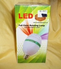 1.5W LED Full Color Auto Rotating Lamp Party Light Disco Bulb BC B22 new