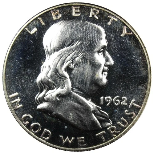 1962 Proof Franklin Half Dollar Nice Cameo Contrast High Grade A2551