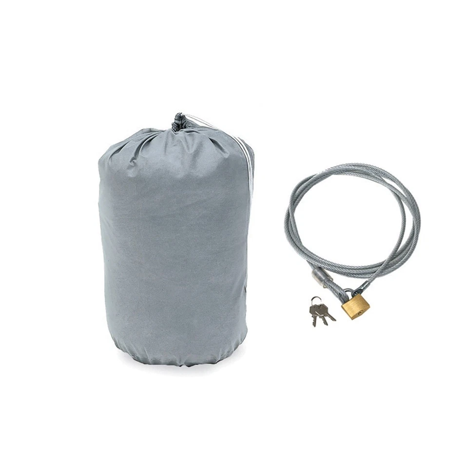 Rampage 1306 Universal 4-Layer Easyfit Car Cover with Lock, Cable & Storage Bag Foto 3 de 4