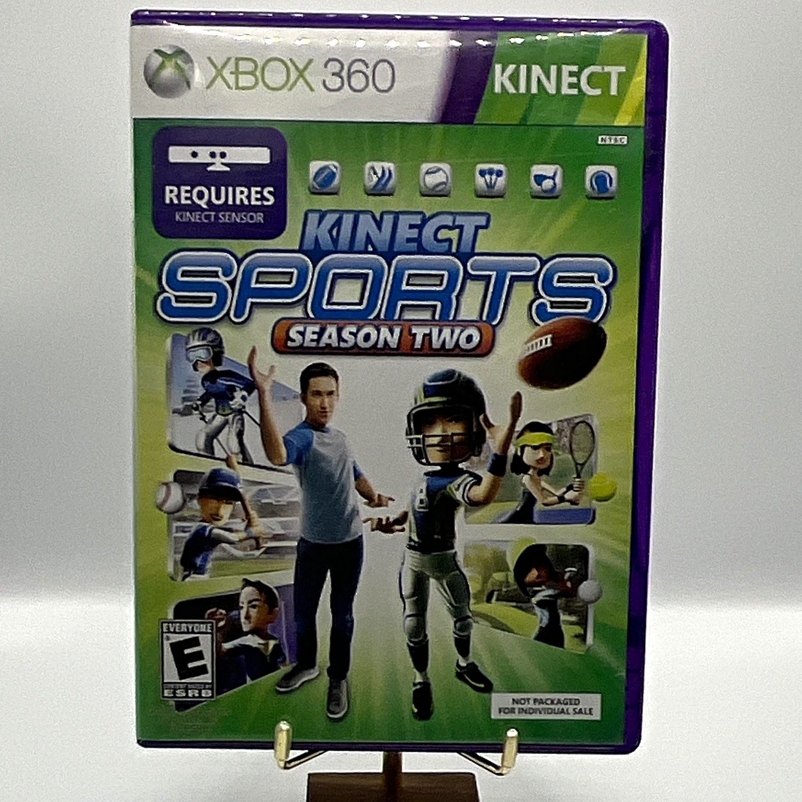 Kinect Sports: Season Two - Microsoft Xbox 360 Kinect w/ Case E 2011 NTSC