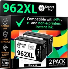 2 PACK 962XL Ink Cartridges Combos for HP Officejet Pro 9010 9015 9018 9020