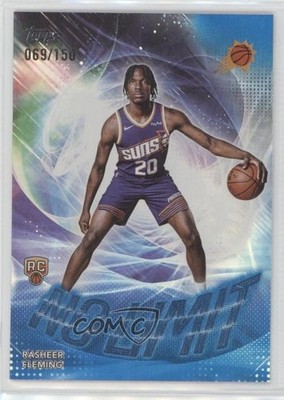 2025-26 Topps No Limit Blue Rainbow 69/150 Rasheer Fleming #NL-31 Rookie RC 1b7p