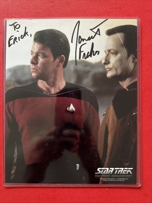 Star Trek Jonathan Frakes  William Riker   signed autographed 8x10 photo