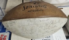 1966 Cleveland Browns Signed Football With 40 Autographs
