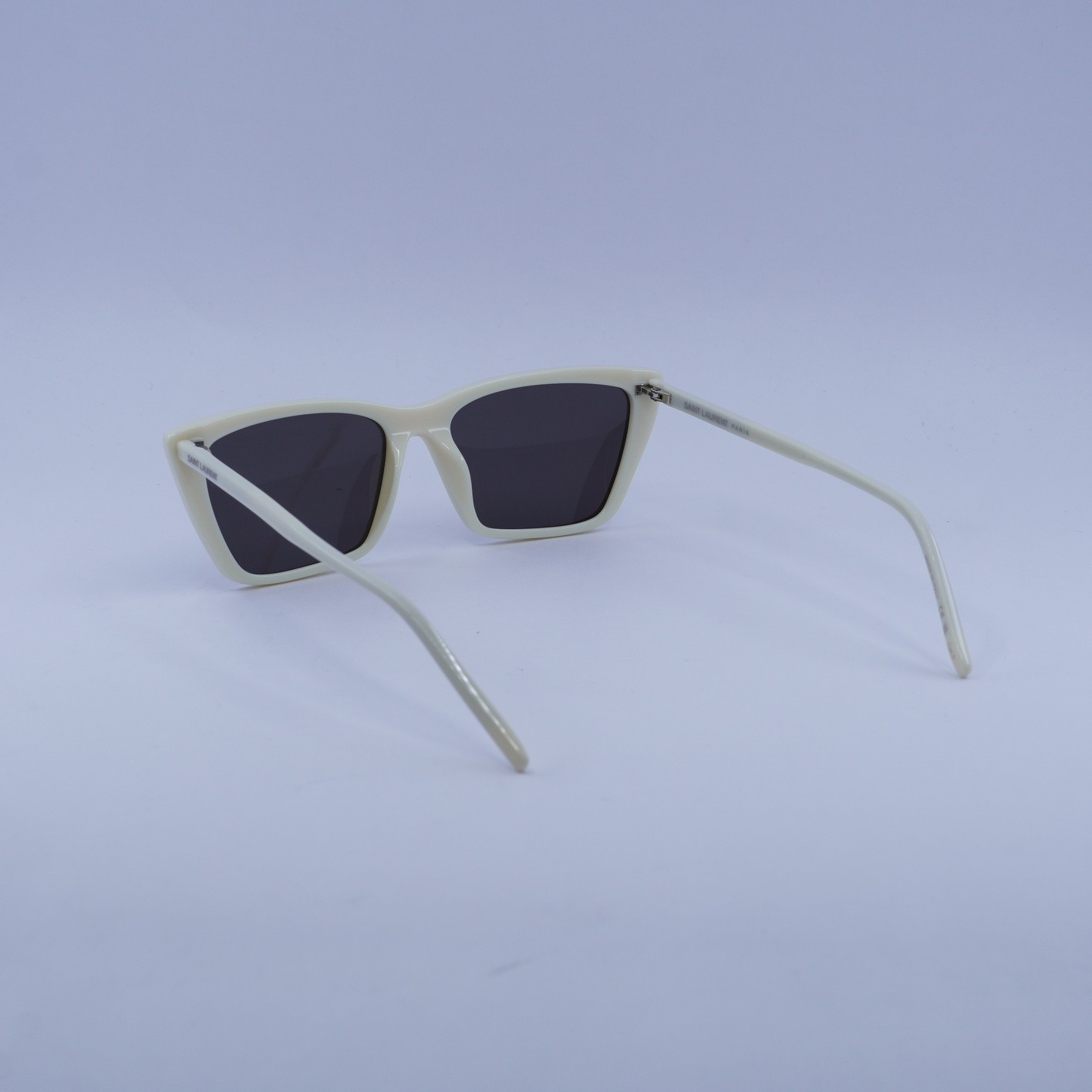 Occhiali da sole Saint Laurent SL737 MICA THIN 005 avorio nero 54 16 145 nuovi