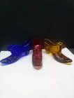 Vintage Fenton Cathead Glass Daisy And Buttons Slippers  Lot Of 3 #3