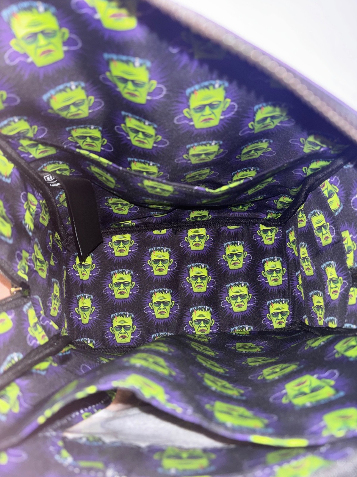 loungefly mini backpack monster frankenstien - image 4