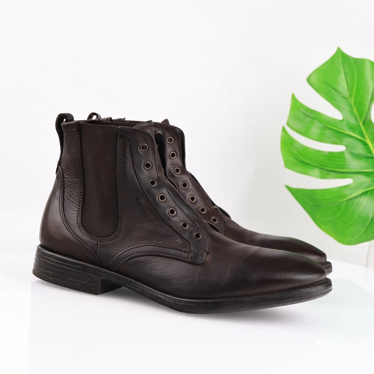 John Varvatos Leather Boots Mens US 12 Amazon.com | John Varvatos Men main image 4