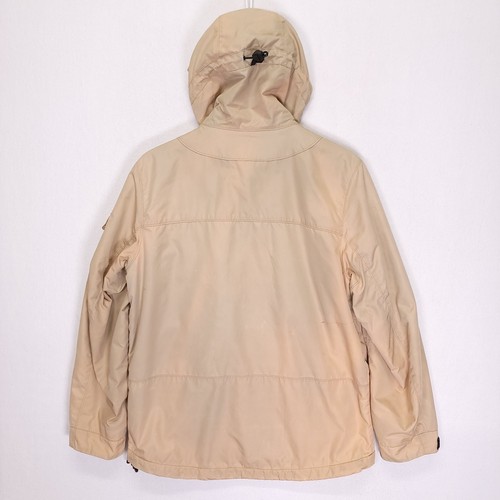 Polo Ralph Lauren Tan Hooded Utility Jacket Fleece Lined Beige Mens S Distressed - Afbeelding 4 van 14