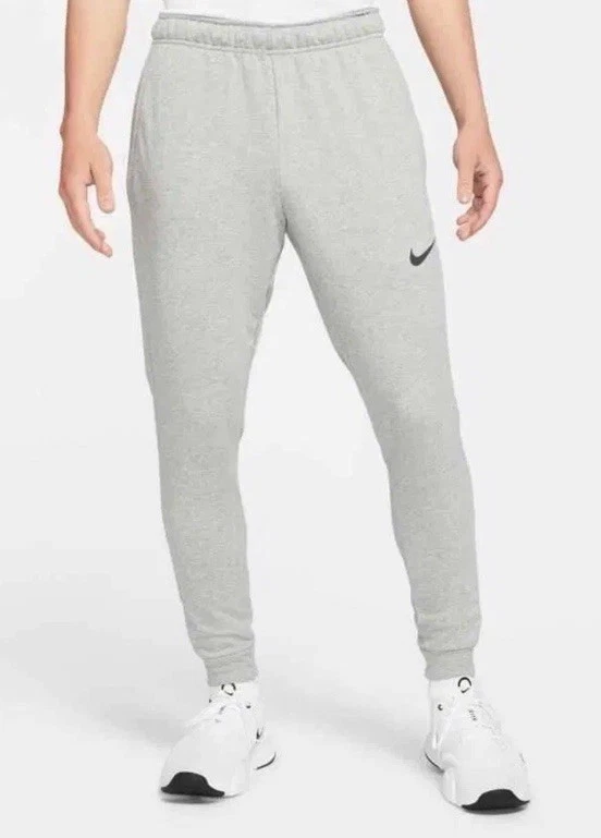 Nike Dri Fit Training Pants Sweatpants Joggers Grey CZ6379-063 Mens Size L Large