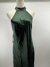 Quince Womens Catalina Stretch Satin Dress