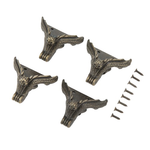 4Pcs Jewelry Box Feet Tiger Feet Shape Zinc Alloy Sturdy Rustproof Corrosion HLF - Picture 8 of 12
