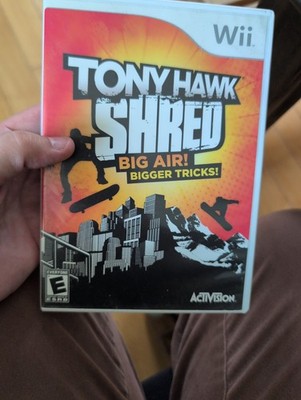 TONY HAWK SHRED BIG AIR BIGGER TRICKS NINTENDO WII COMPLETE VIDEO GAME