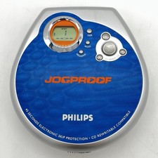 Philips Jogproof Portable CD Player AX3211/17 Tested  Working no headphones