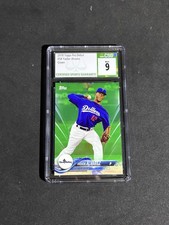 2018 Topps Pro Debut Yadier Alvarez #/99 Green Rookie Card #58