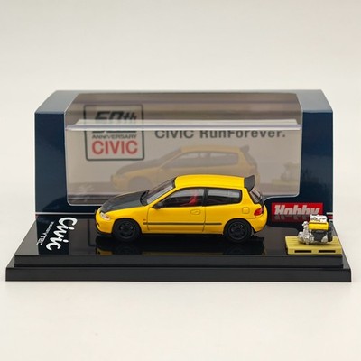 1/64 Hobby Japan EG6 JDM Customized With Engine HJ642017AY Car Models US