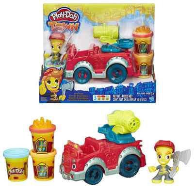 play doh town fire truck
