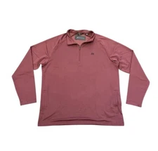 New with Tag Travis Mathew Valiant mens long sleeve 1/3 zip pullover size L